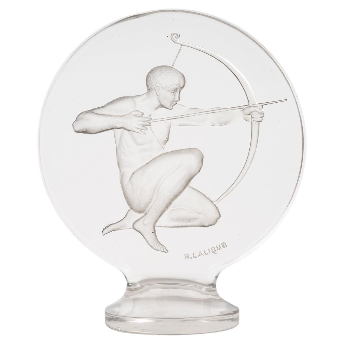 1926 René Lalique - Verre Archer mascotte de voiture
