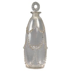 1926 René Lalique Flacon de parfum Palerme en verre clair