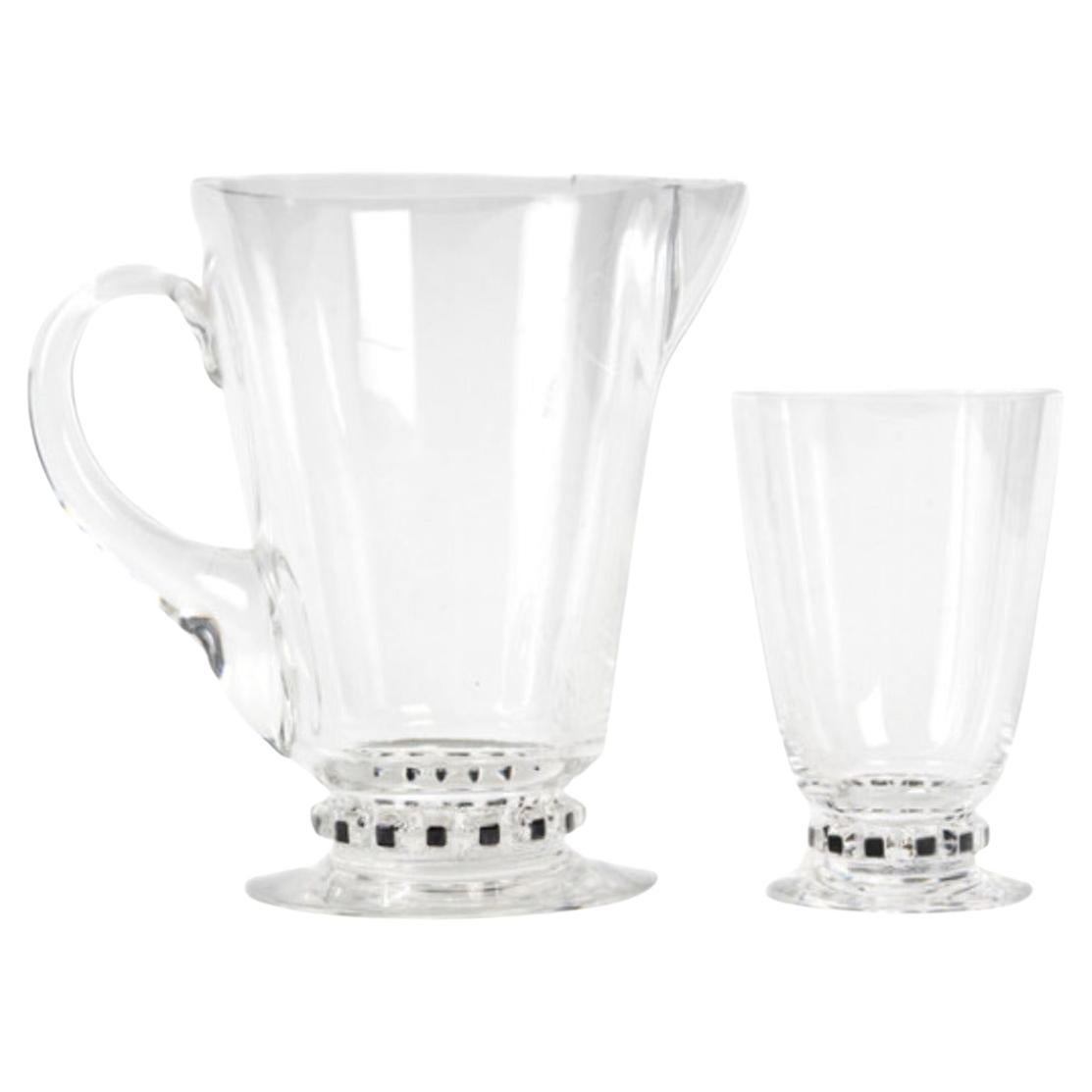 1926, René LALIQUE, “UNAWIHR” orangeade set For Sale