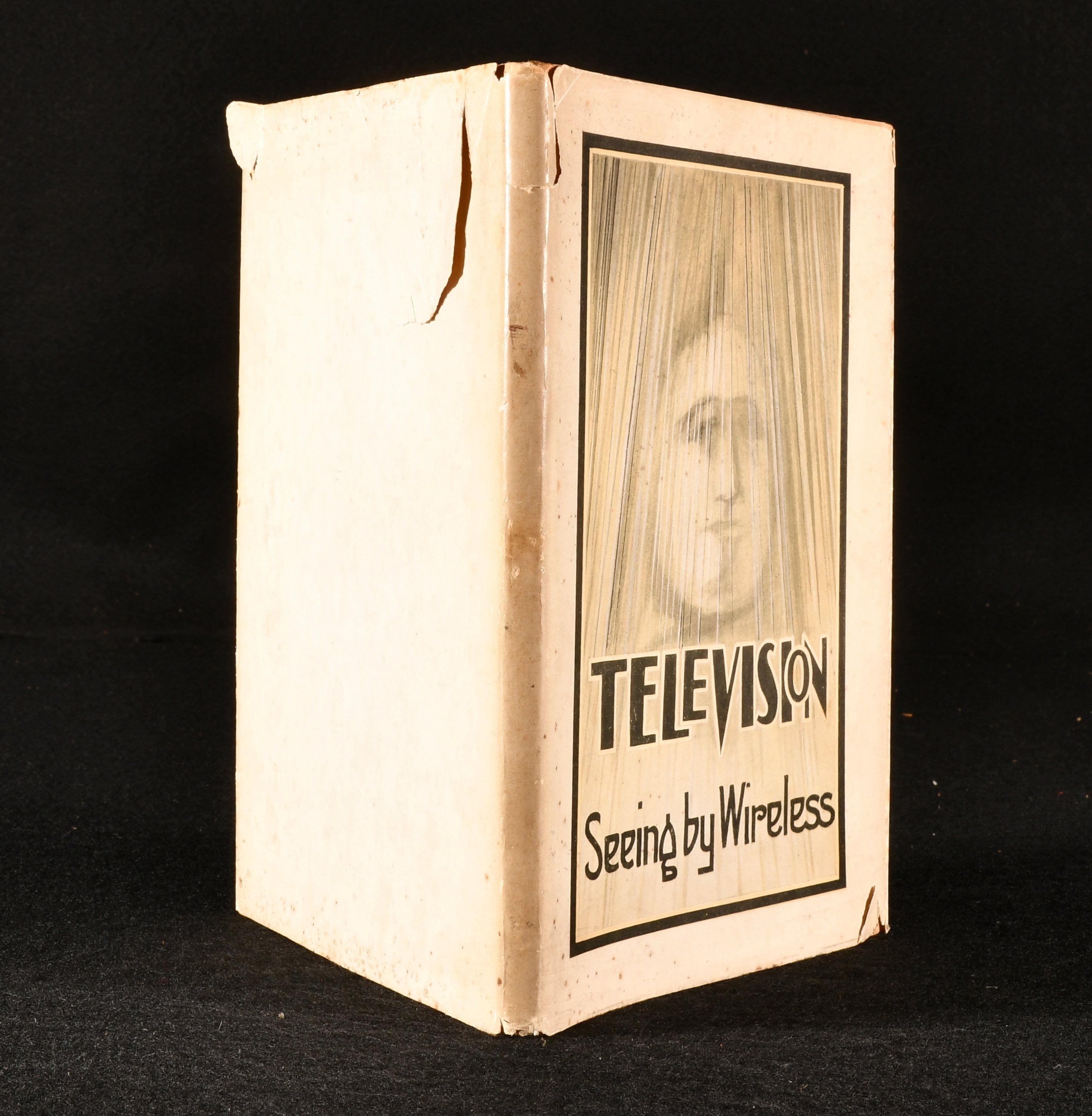 A scarce, first edition copy of this important work on television. This was the first book in English on television, and Dinsdale discusses the timeline and technical challenges of the technological marvel.

With the very scarce original unclipped