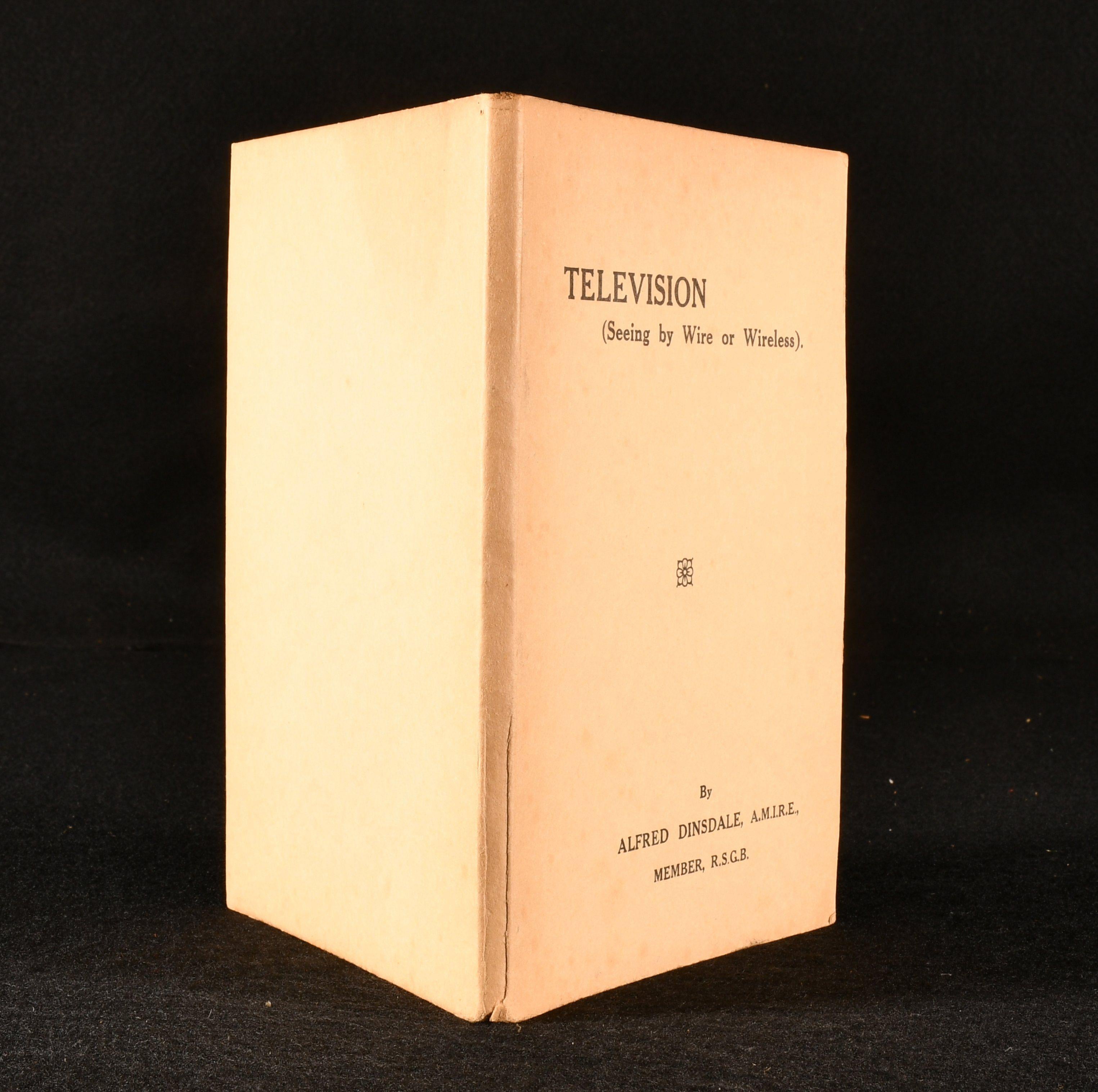 1926 Fernsehen (Ansehen durch Draht oder Wireless) von Alfred Dinsdale (Europäisch) im Angebot