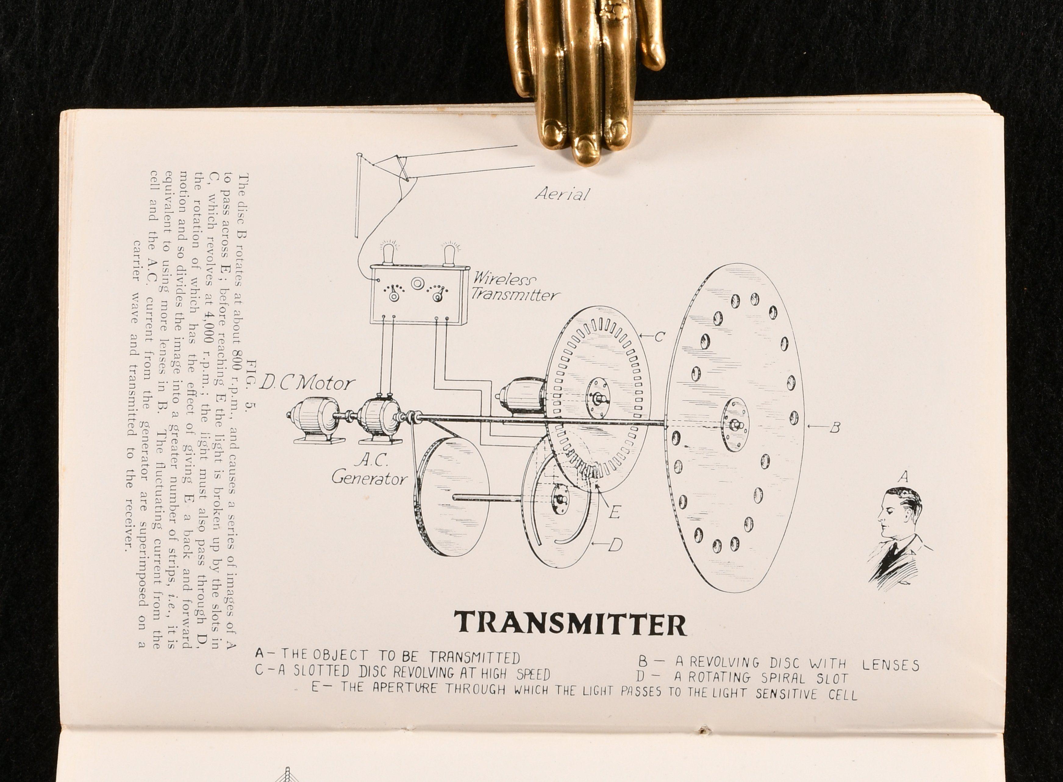 1926 Fernsehen (Ansehen durch Draht oder Wireless) von Alfred Dinsdale im Angebot 3