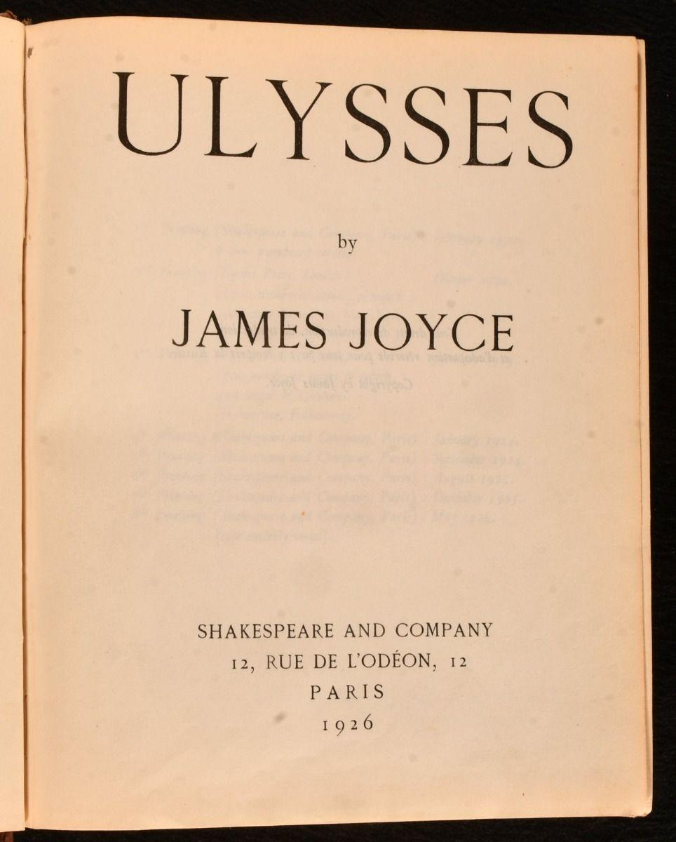 French 1926 Ulysses For Sale