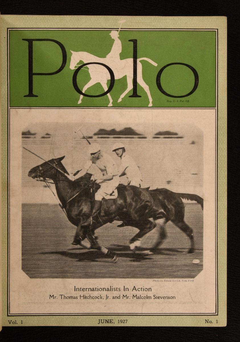 An exceptionally bright, complete run of 114 issues of The Polo Magazine, bound over 16 volumes in the half crushed morocco subscriber's binding.

Sixteen volumes of 