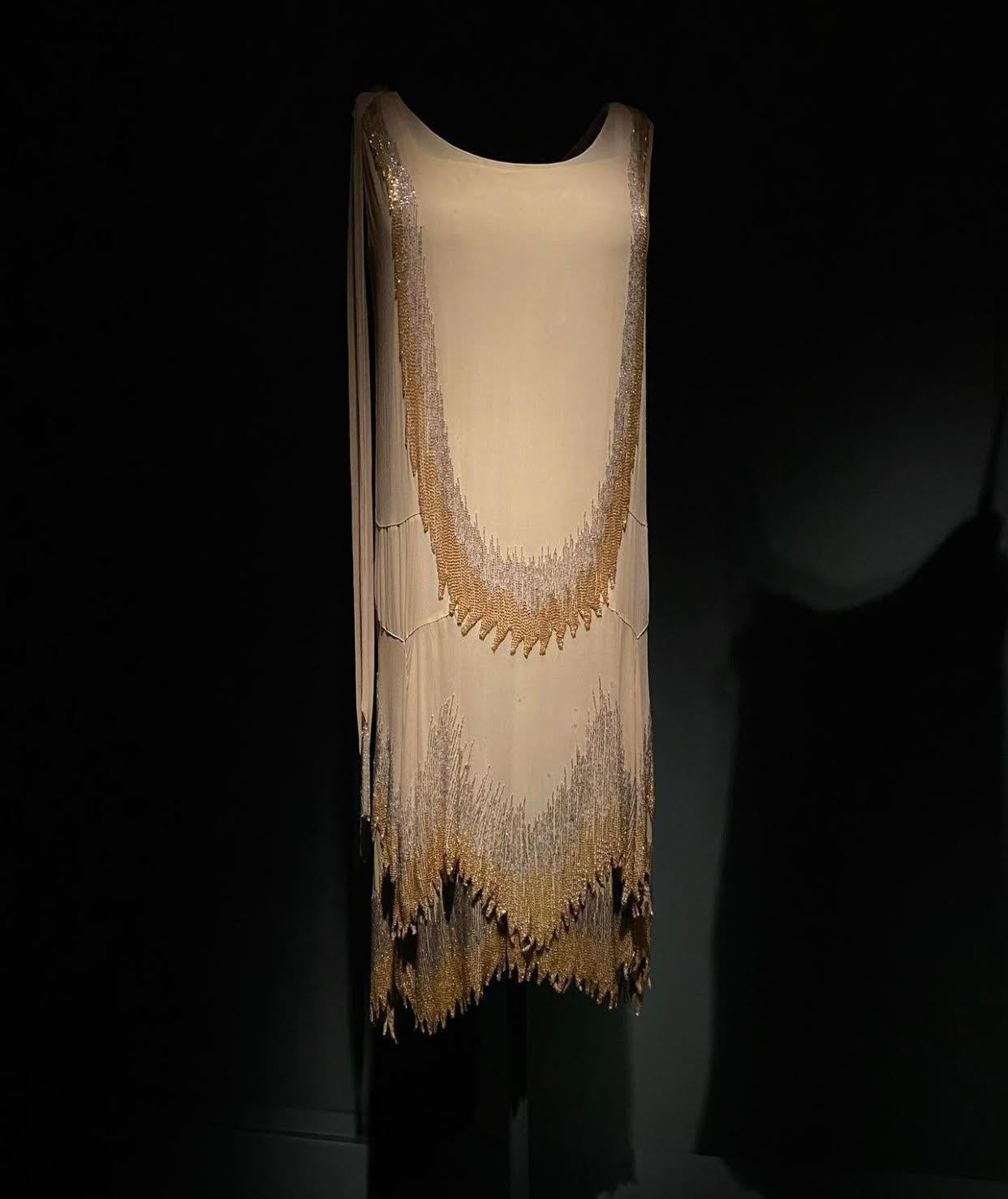 1927-28 Gabrielle Chanel Couture Beaded Evening Dress (Attributed) 1