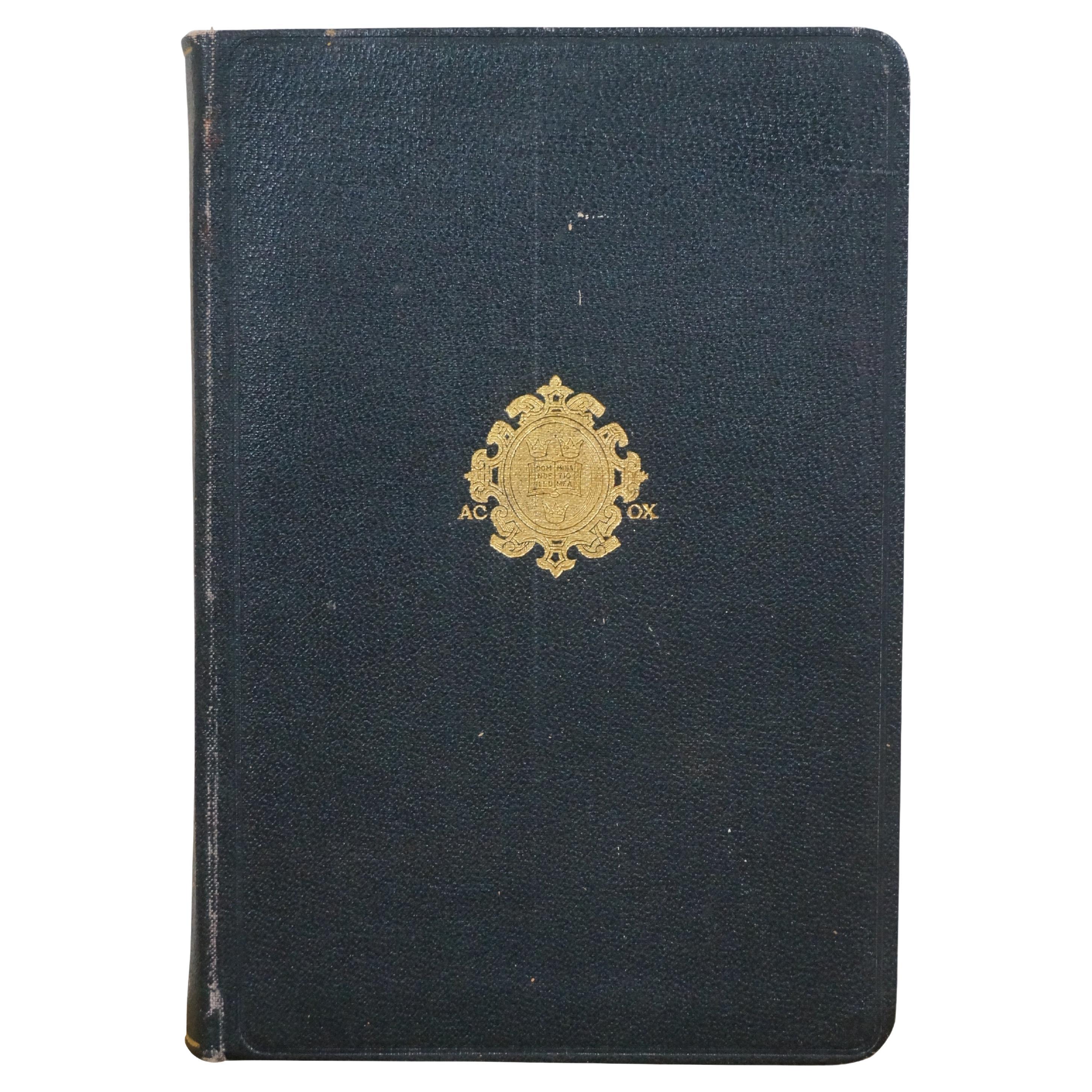1927 Dictionary of Modern English Usage H.W. Fowler  Oxford Antique Leather Book For Sale