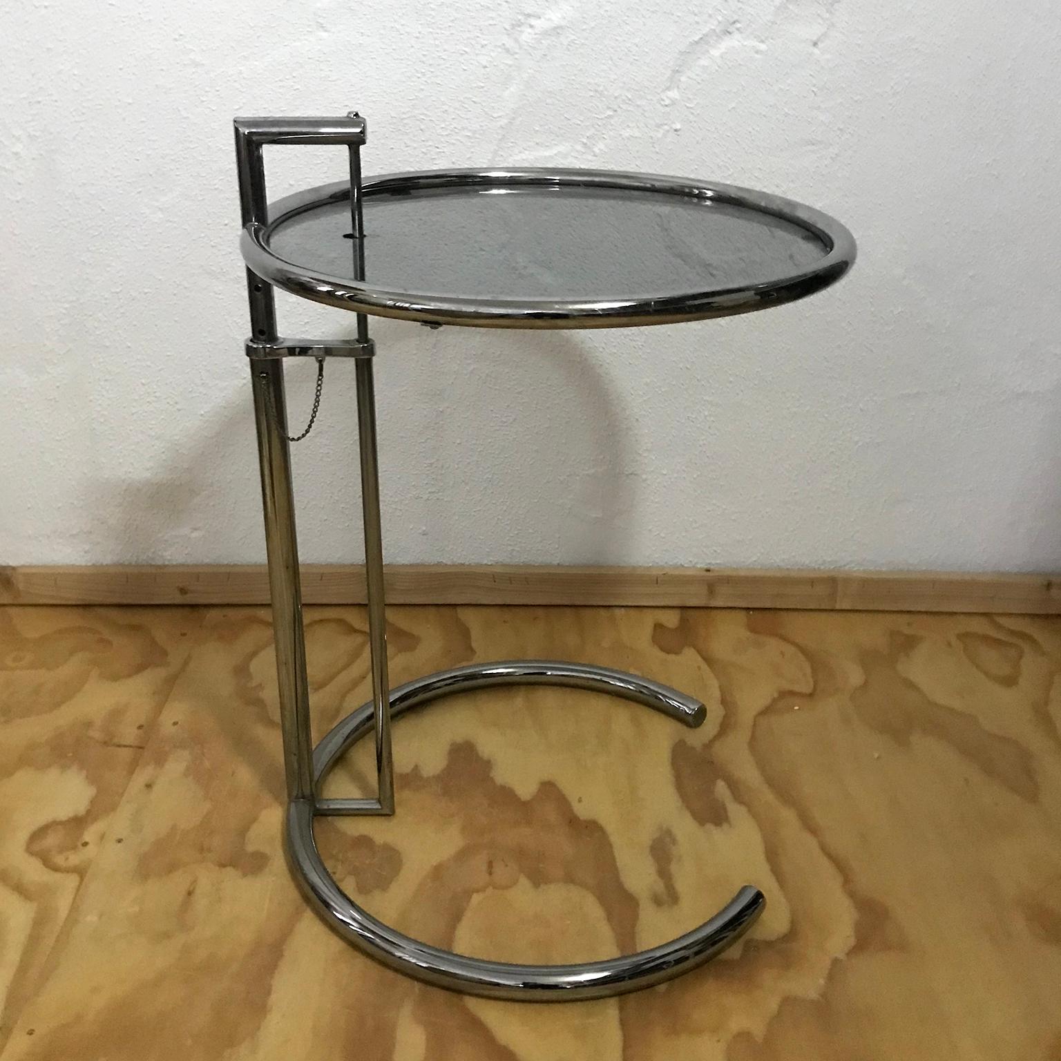 eileen gray glass side table