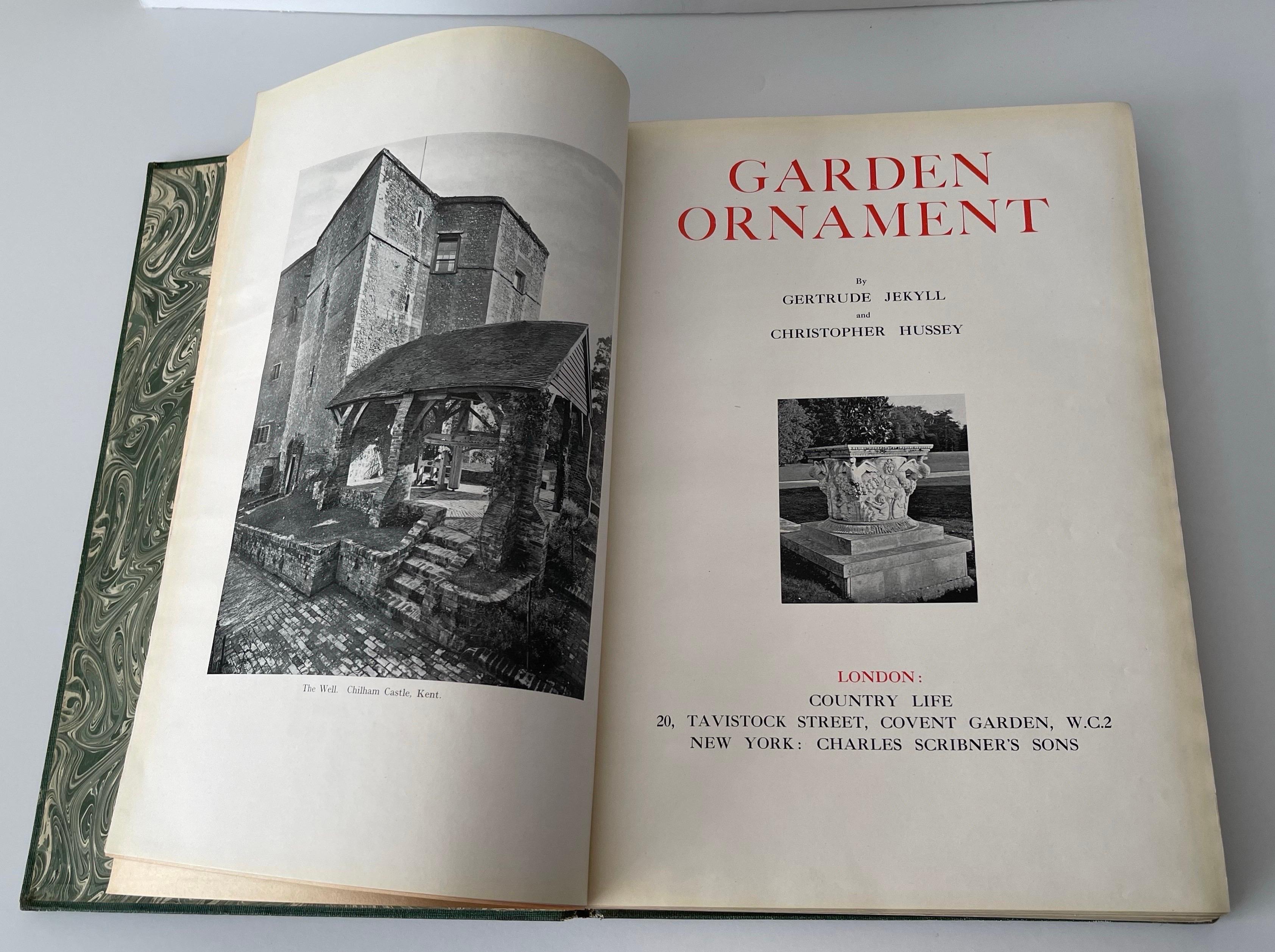1927 Ornamento da giardino di Gertrude Jekyll e Christopher Hussey Libro in vendita 1