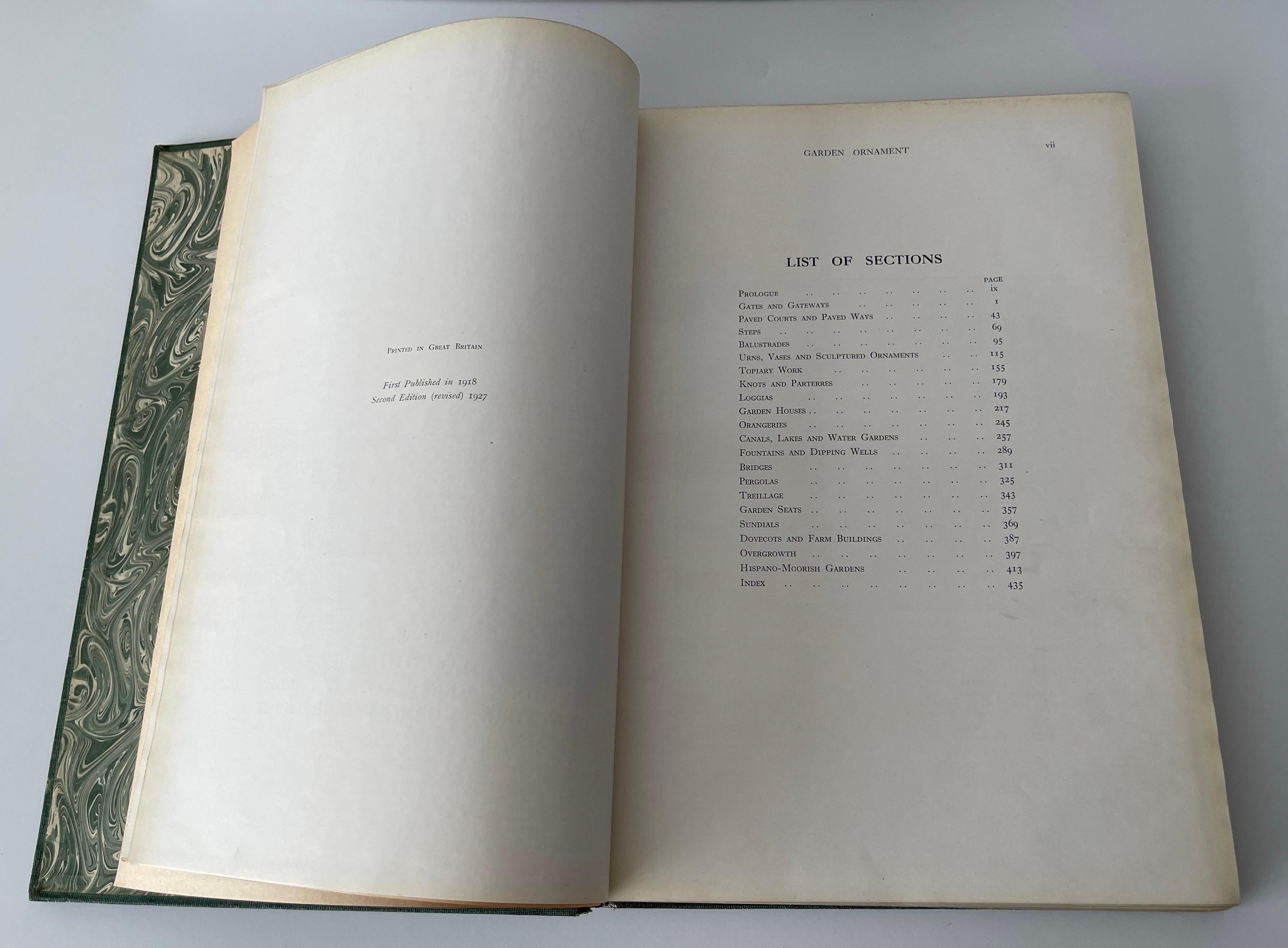 1927 Ornamento da giardino di Gertrude Jekyll e Christopher Hussey Libro in vendita 2