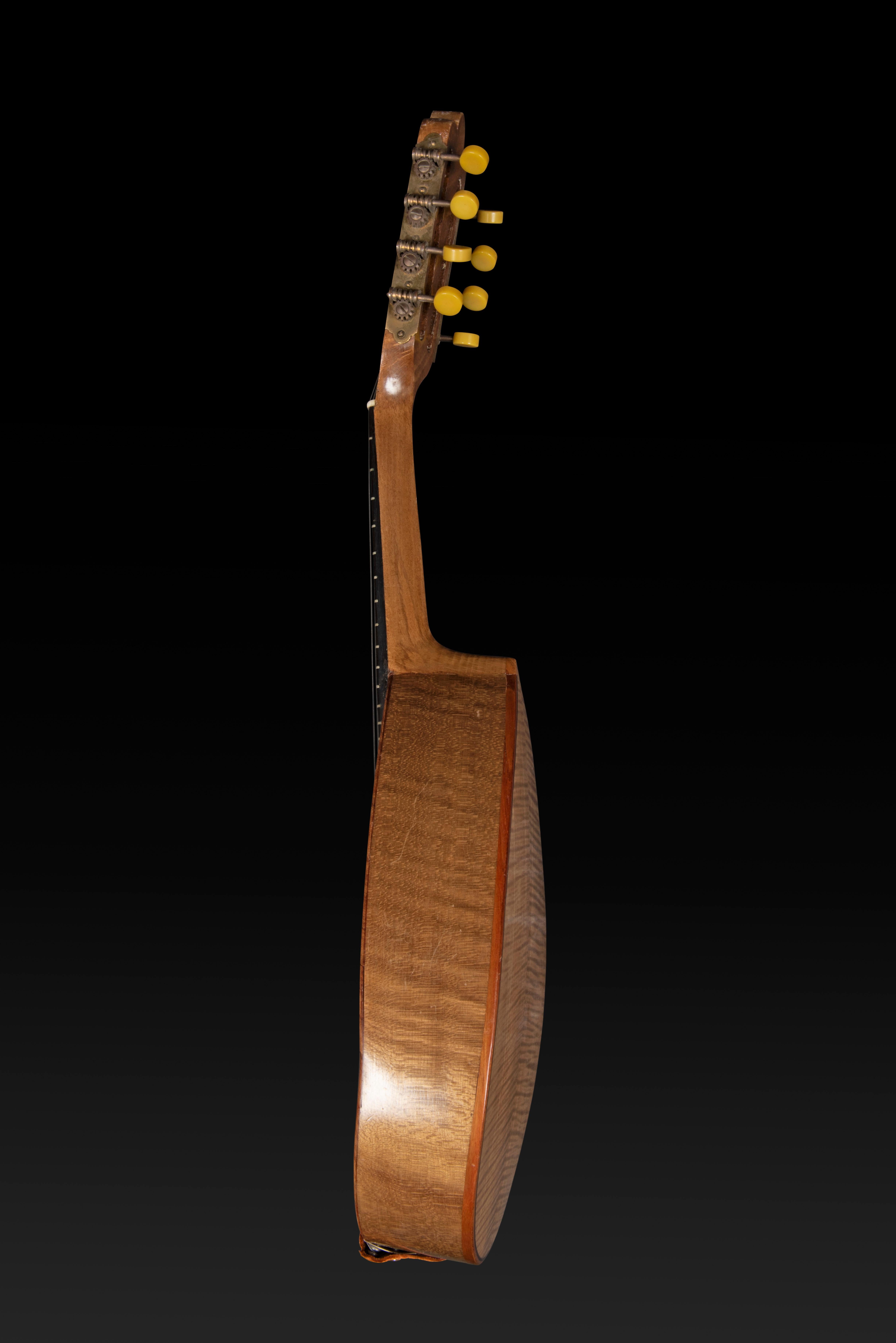Hand-Crafted 1927 Gelas Double-Table Mandolin, Numbered (5947) and Stamped For Sale