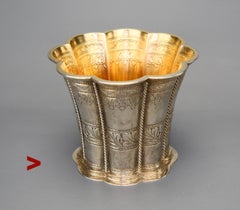 1927 Large Danish Cup solid Gilt 830 Silver / 319 gr