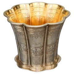1927 Large Danish Cup solid Gilt 830 Silver / 319 gr
