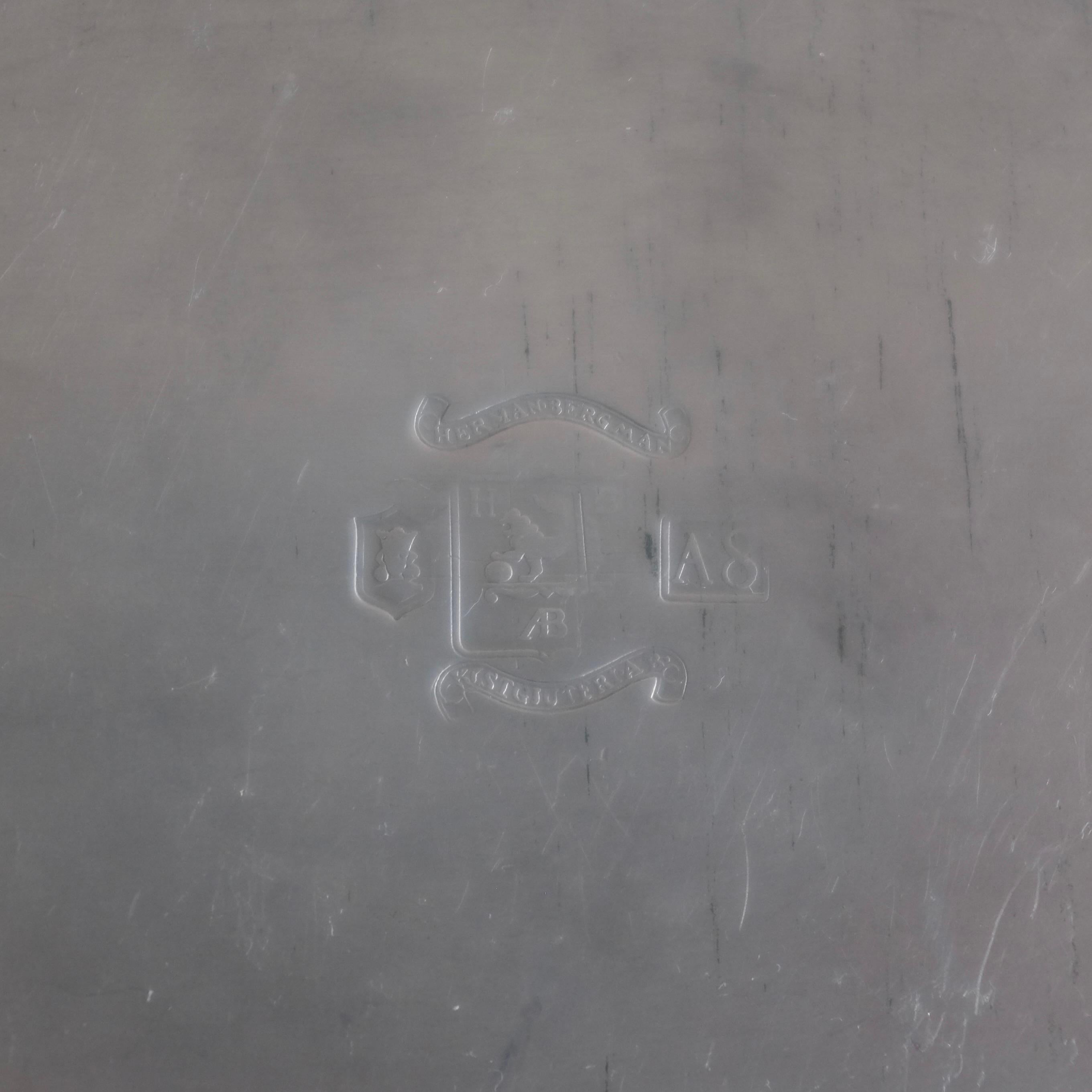 Inizio XX secolo Vaso in peltro del 1927 di Herman Bergman in vendita
