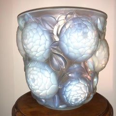 1927 Rene Lalique Oran Vase in Opalescent Glass