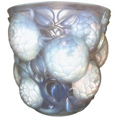 1927 Rene Lalique Oran Vase in Opalescent Glass