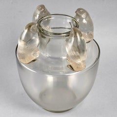 1927 René Lalique - Vase Bellecour Frosted Glass