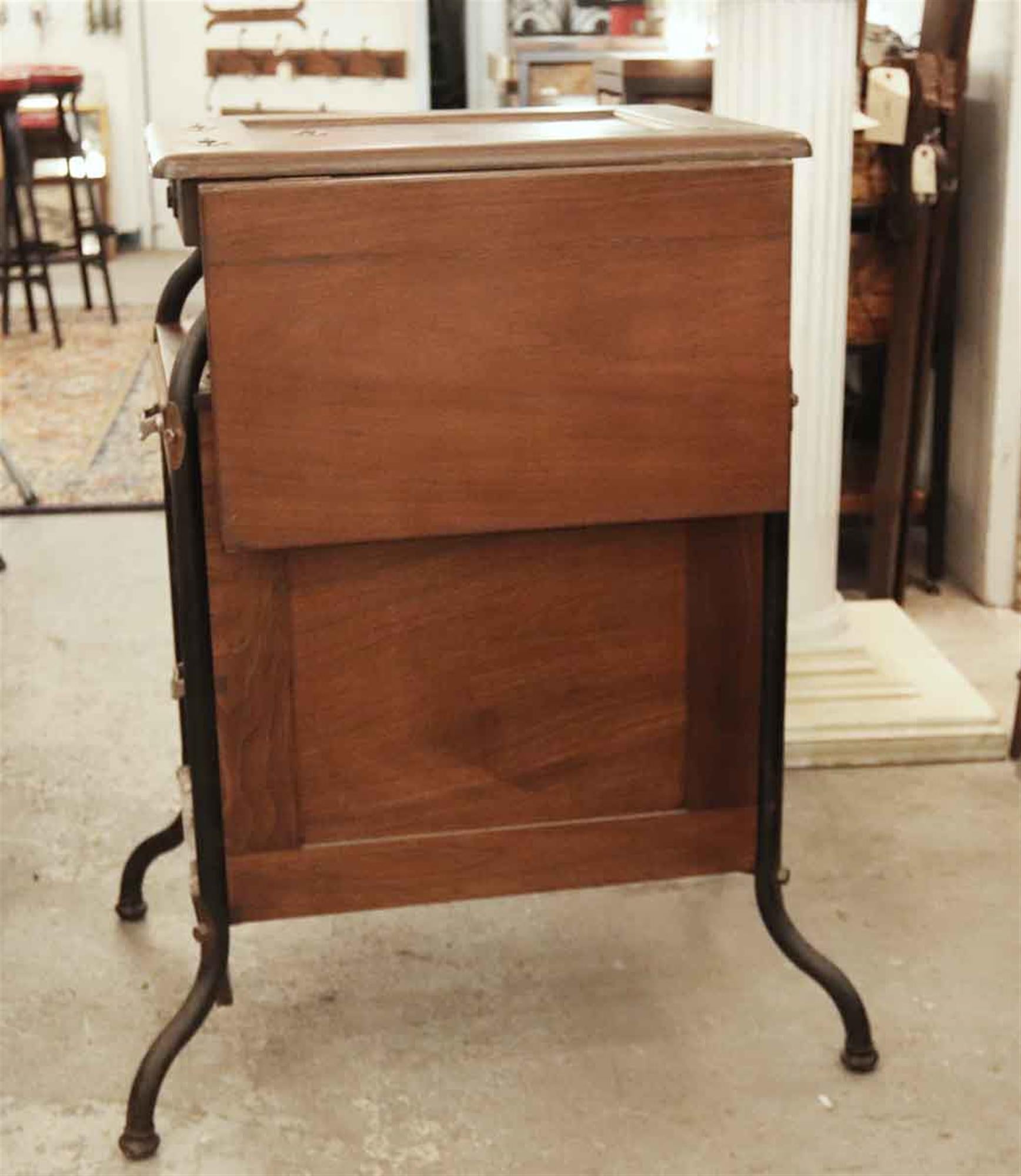 English 1927 Unusual Wooden Cabinet for Gestetner Duplicator Machine from London England