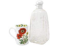 1927 Walker & Hall Cut Glass and Sterling Silver Mounted Decanter