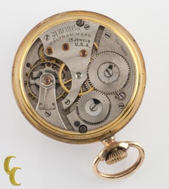 1927 Waltham Gold-Filled Open Face Pocket Watch, Size 16S