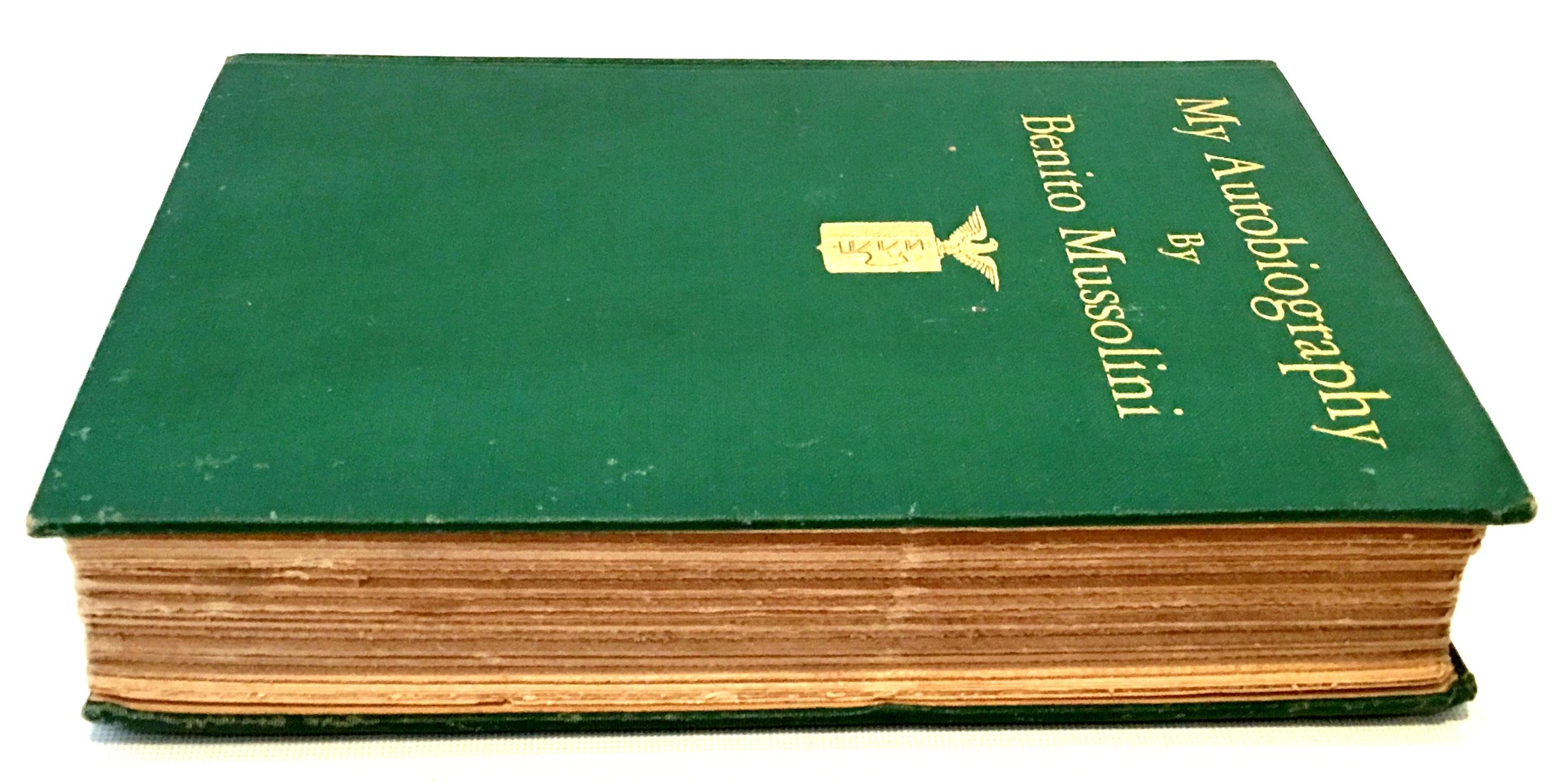 mussolini autobiography
