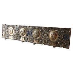 Antique Art Deco Copper and Bronze Bar - Hotel Reception - Counter Front 1920s