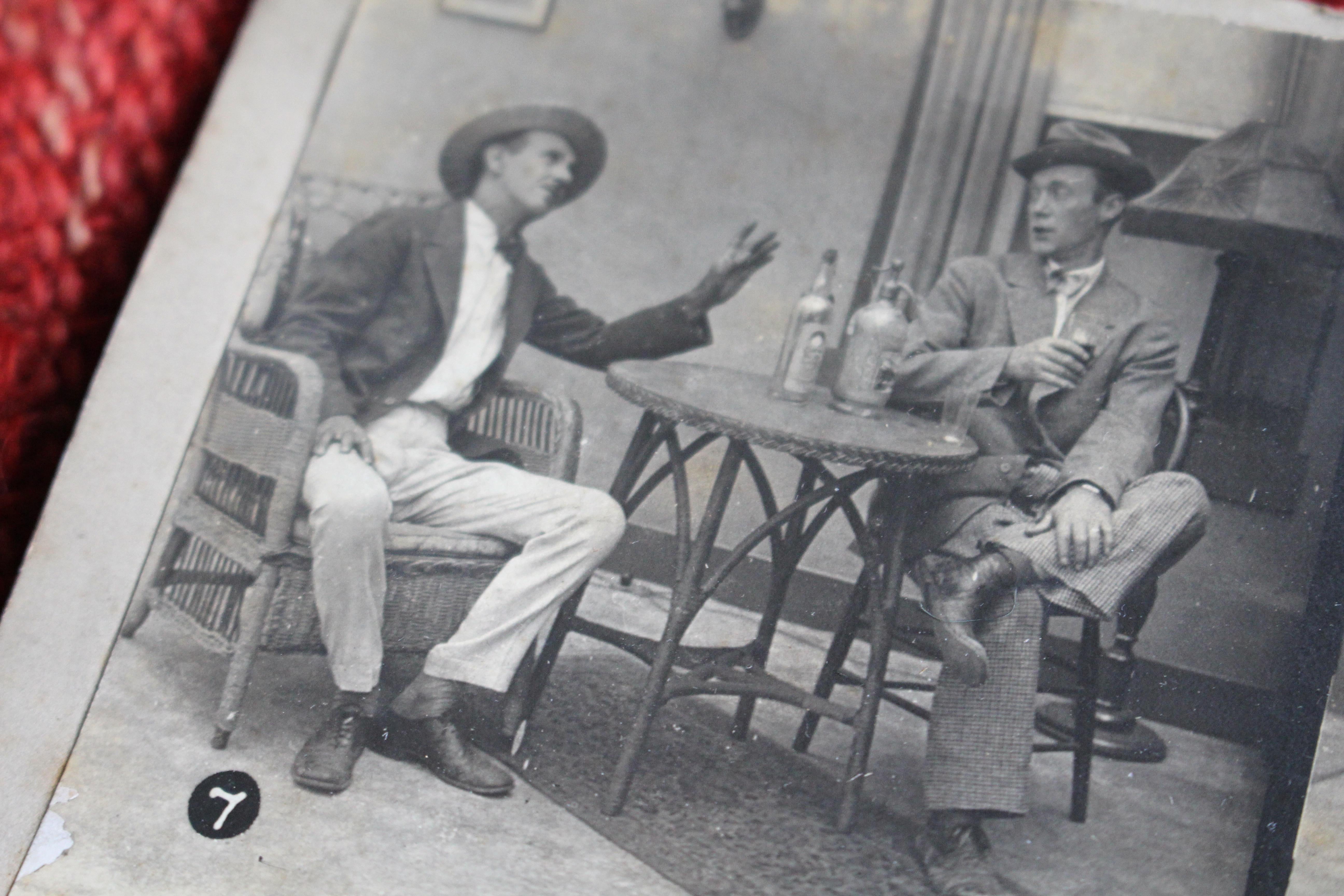 Début du 20ème siècle 1928 Drink or Turn Into Bones Rare American Prohibition Stereoview Cards Curio en vente
