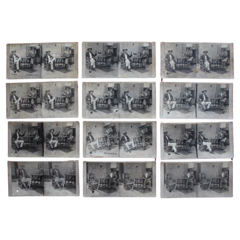 rare stereoview cards Underwood & Underwood Stereoscope Viewer with 18 cards, c. 1889-1906   Lanna Antique
