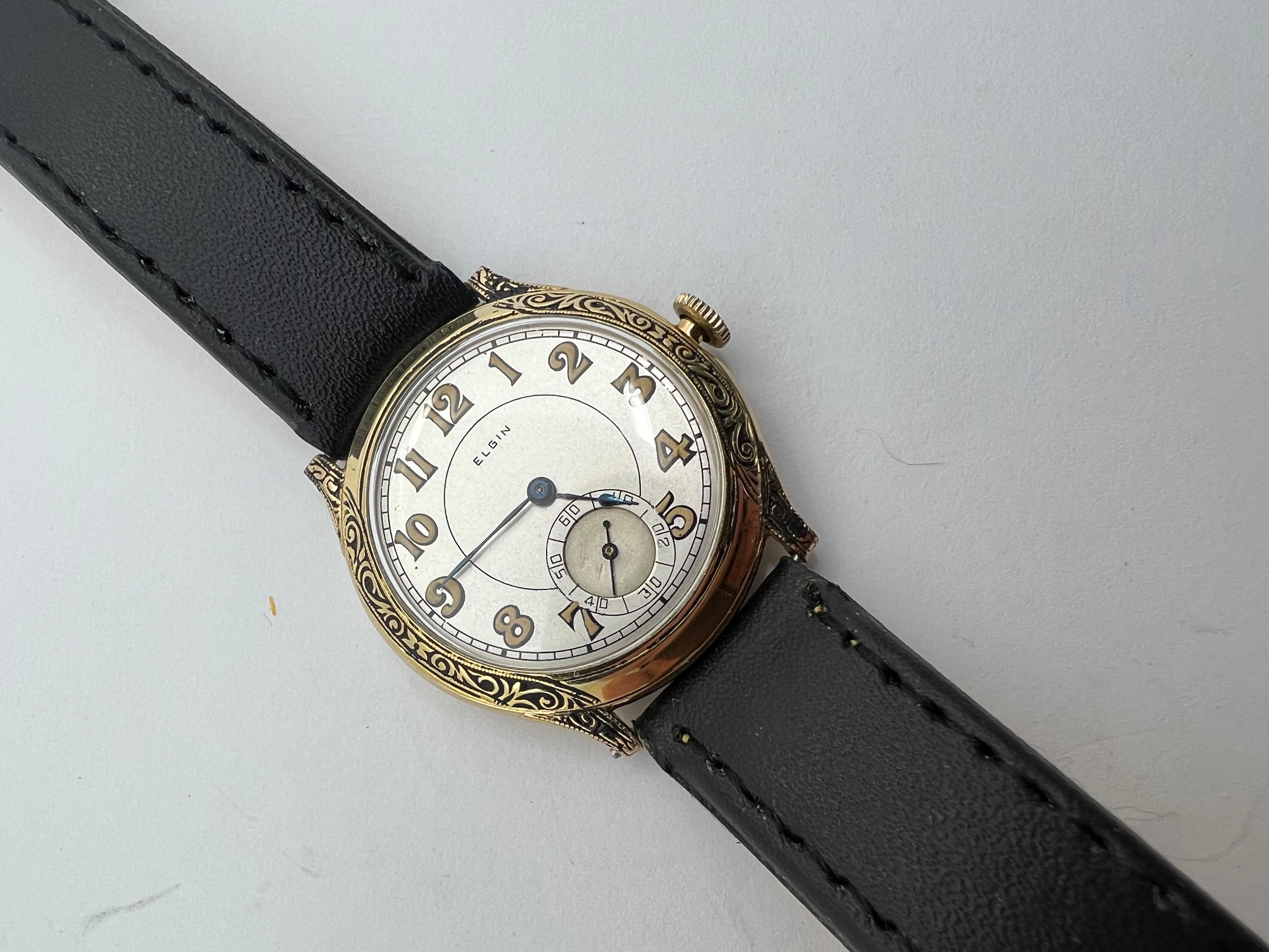 I have been selling vintage watches for many years now.This genre of watch is one of my favorite offerings of ALL time.  It is one watch that can easily summarize the “Art Deco”  time period without a spoken word? Let me introduce you to the Elgin