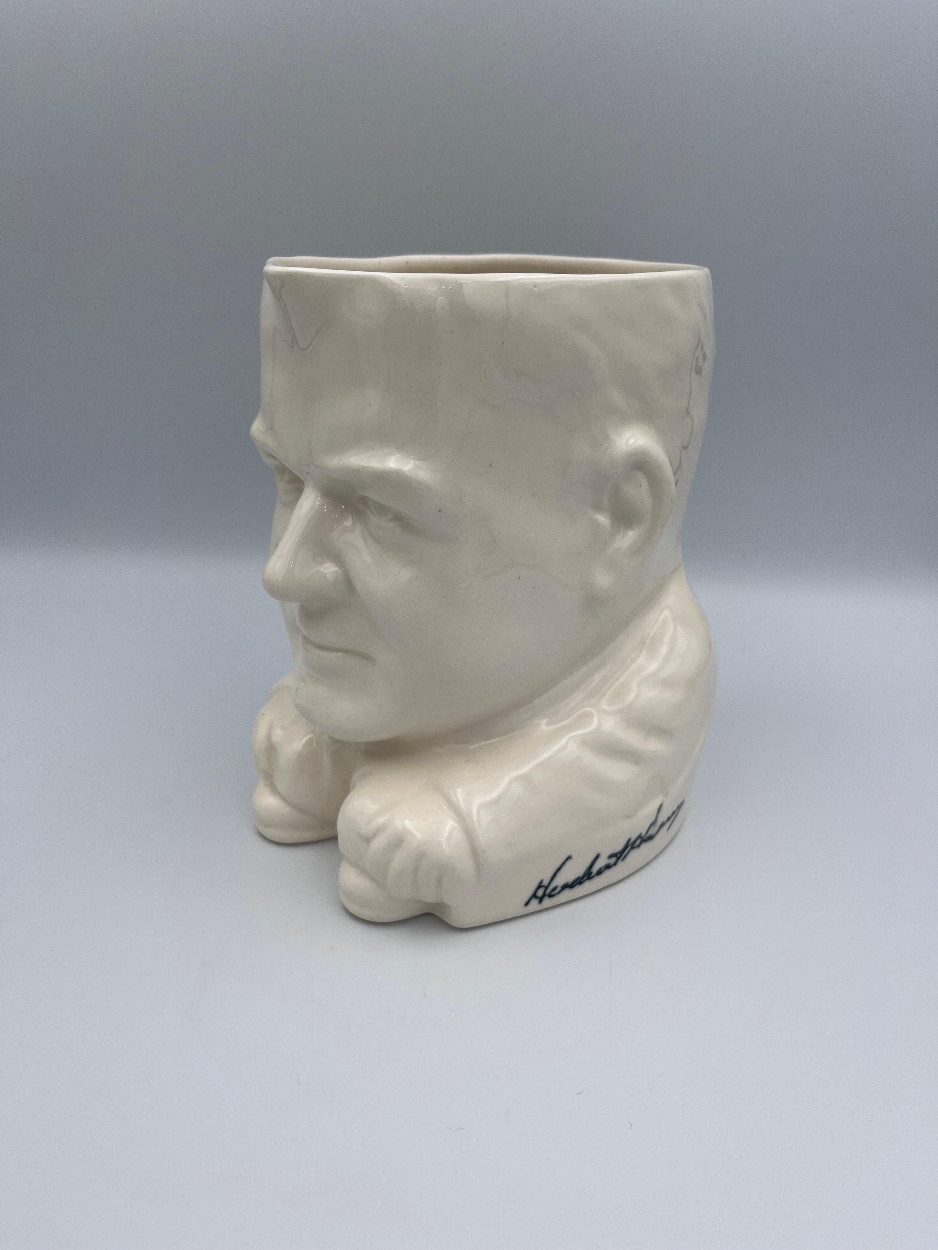 1928 Paire de produits patriotiques pour les élections  Herbert Hoover Alfred Smith Pitchers Bon état - En vente à Red Lion, PA