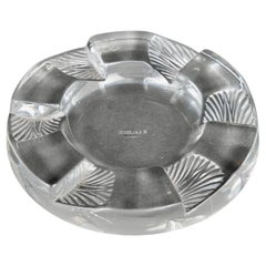1928 René Lalique - Cendrier Art Déco Cuba Verre clair