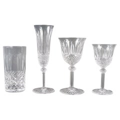 1928 Saint Louis, Set of Glasses Tommy Crystal, 32 Pieces