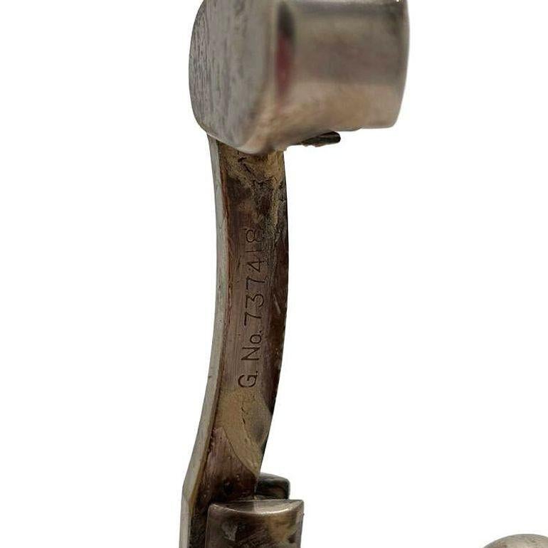 1928 Silverplate Lift Arm Table Butane Lighter by Dunhill England 1