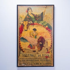 1928 Spanish Bullfighting Poster by Carlos Ruano Llopis – Plaza de Toros de Écij
