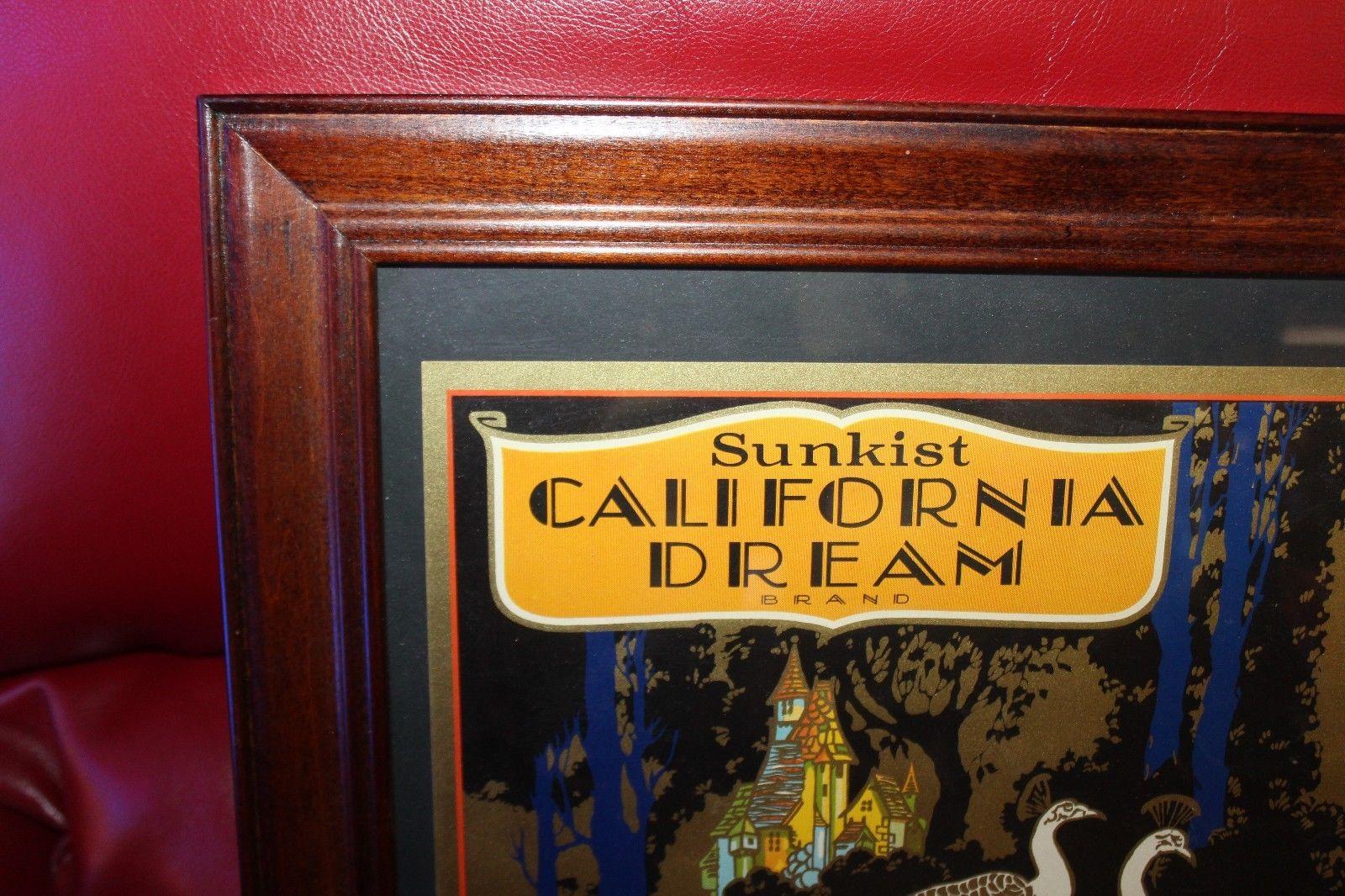 This is a 1928 Sunkist California Dream by Bradford Bros Advertising from Disney Sunkist Store
