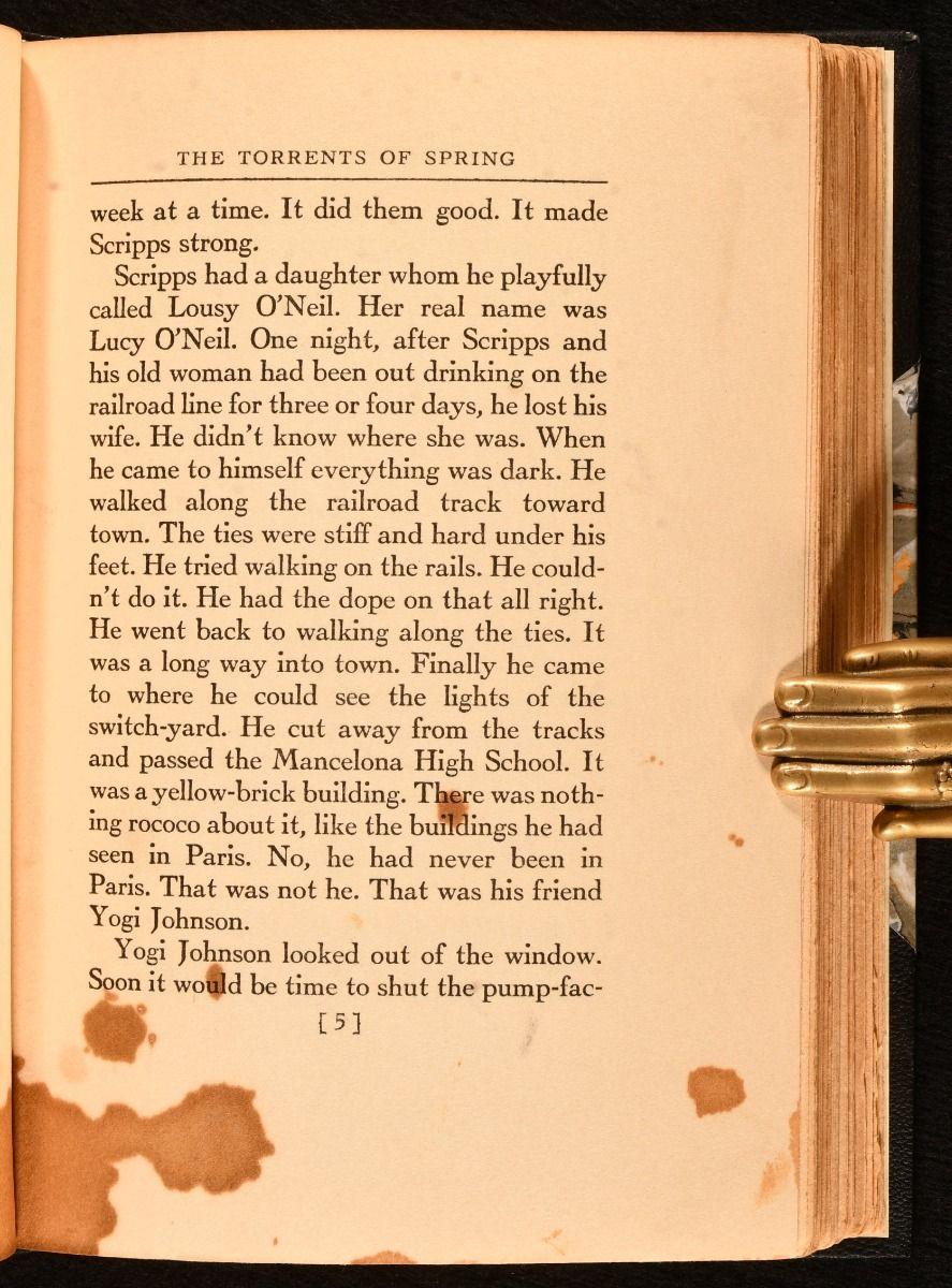 Paper 1928 The Torrents of Spring For Sale