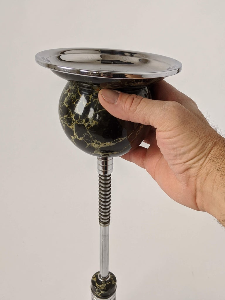 1929 Art Deco Standing/Floor Rolling Cigar Ashtray 'The Belmet Rollodor