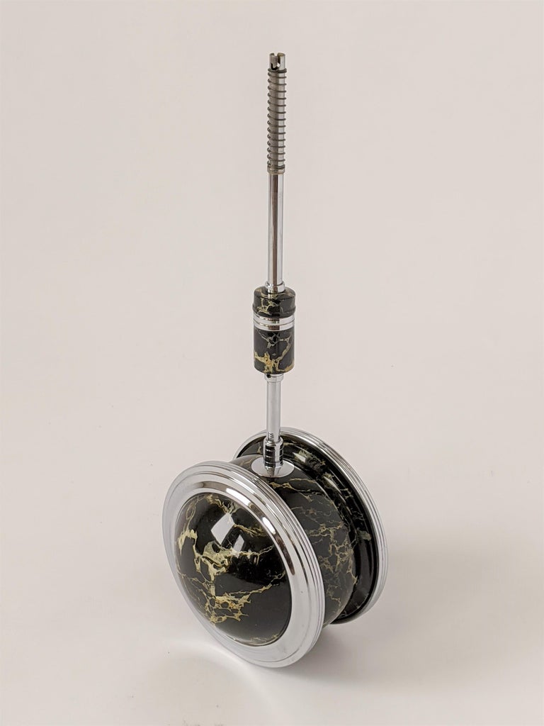 1929 Art Deco Standing/Floor Rolling Cigar Ashtray 'The Belmet Rollodor