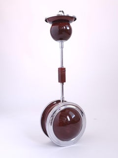 1929 Art Deco Standing/Floor Rolling Cigar Ashtray 'the Belmet Rollodor', Usa