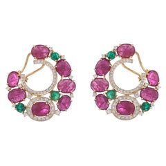 Yellow Gold More Earrings