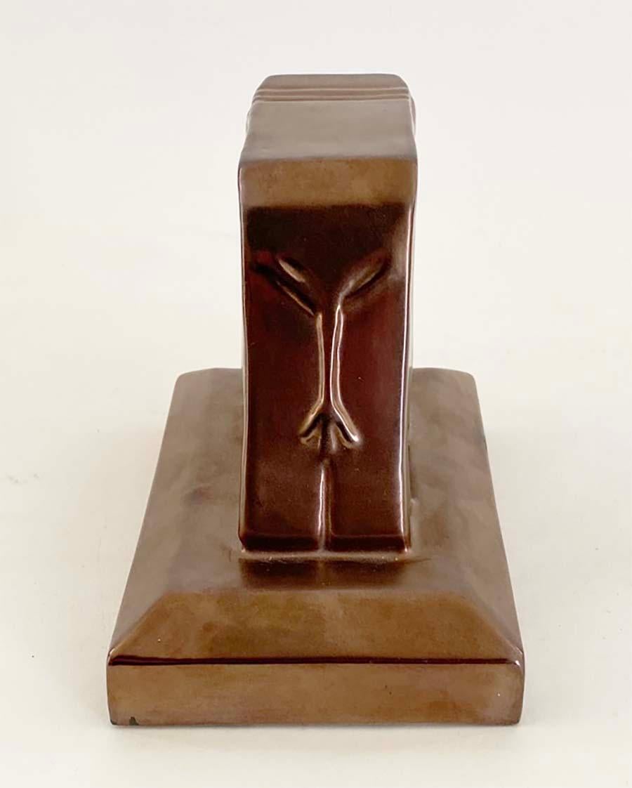Début du 20ème siècle Serre-livres en forme d'éléphant en forme de cowan, métallisé, conçus par Margaret Postgate, 1929 en vente