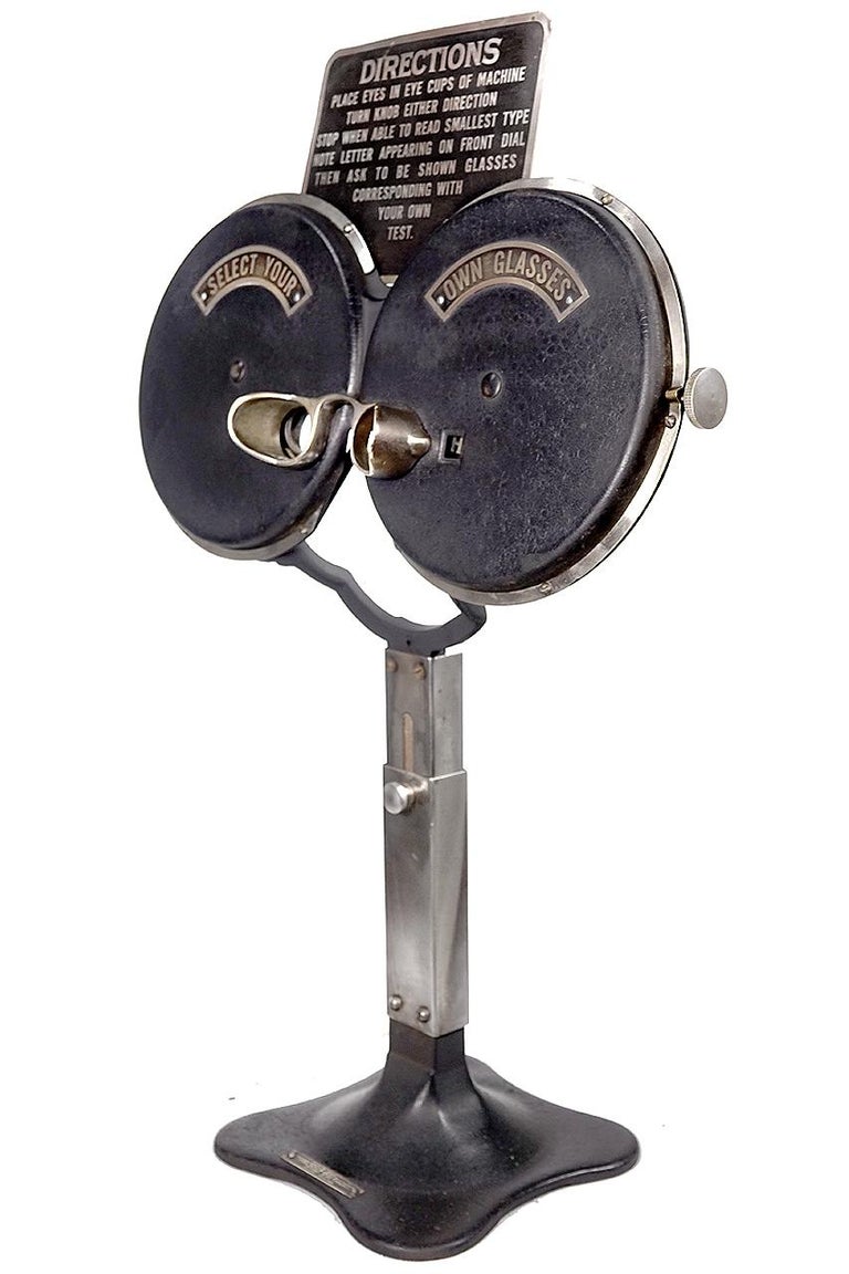 1929 Eyeglass Shore SelfFit Machine at 1stDibs