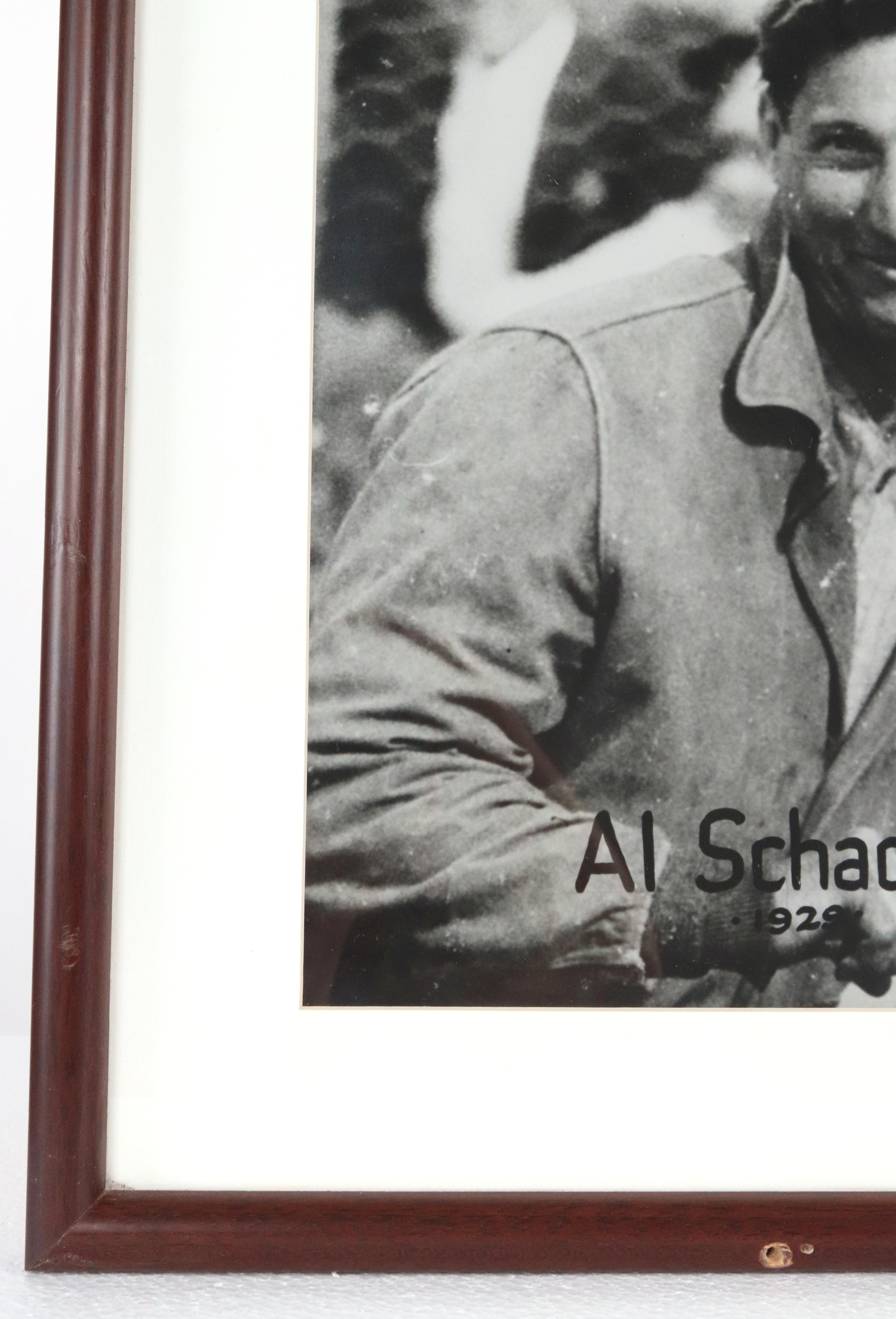 1929 Gerahmte Baseballspieler Al Schacht Fotografie im Angebot 4