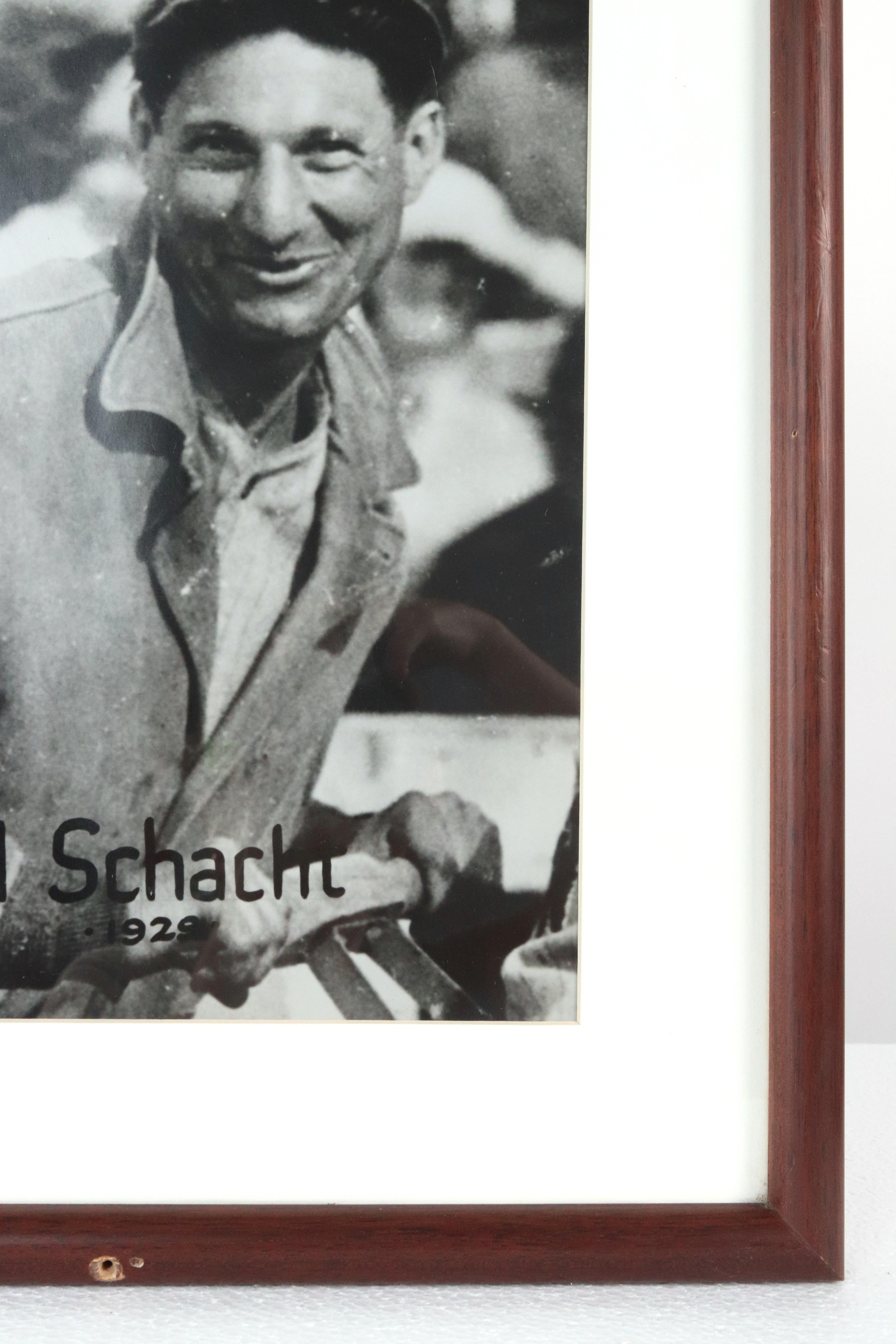 1929 Gerahmte Baseballspieler Al Schacht Fotografie im Angebot 3