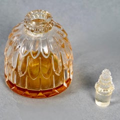 1929 René Lalique Narcisse Perfume Bottle for Forvil Clear Glass