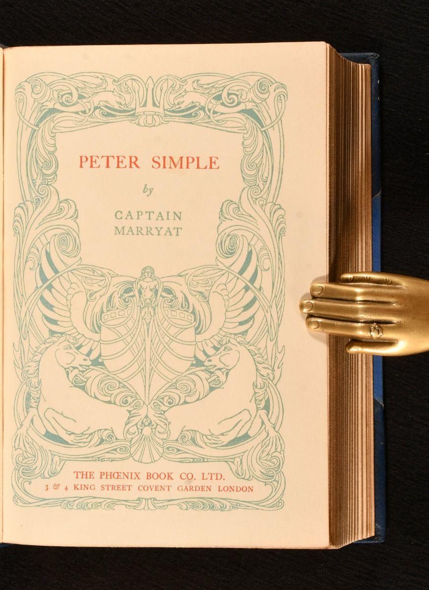 British 1929 The Novels of Captain Marryat For Sale