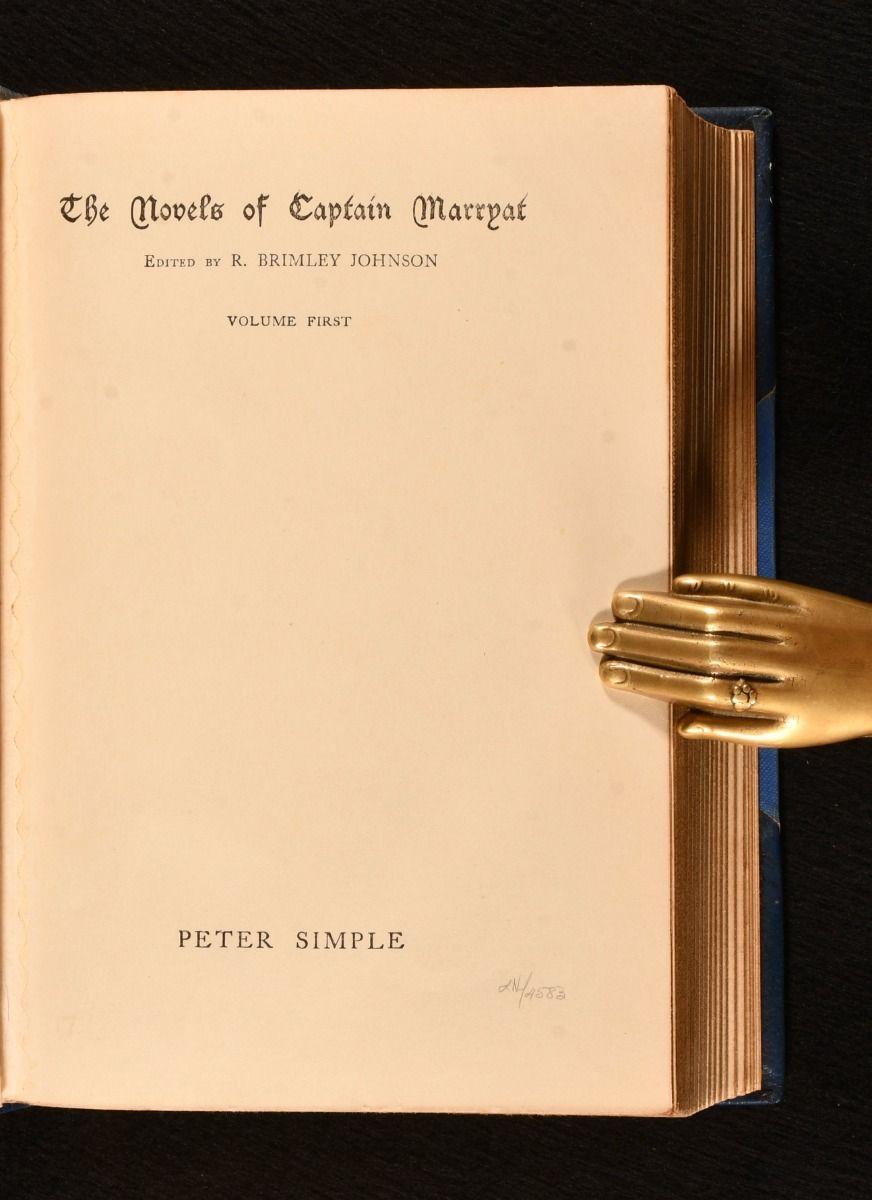 1929 The Novels of Captain Marryat (Les romans du capitaine Marryat) Bon état - En vente à Bath, GB