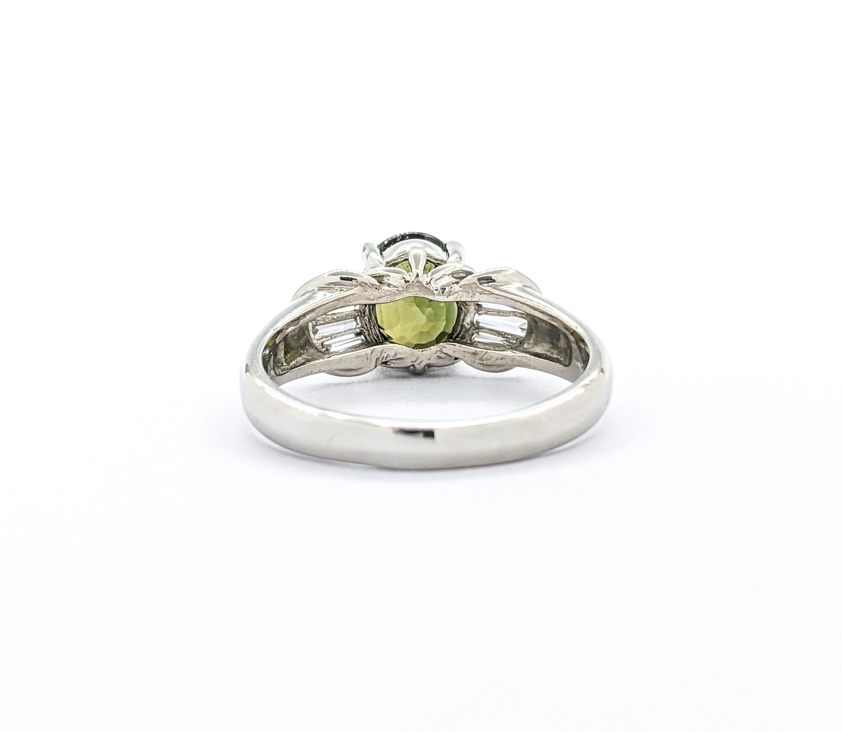 1.92ct Alexandrite & Diamond Ring In Platinum 4