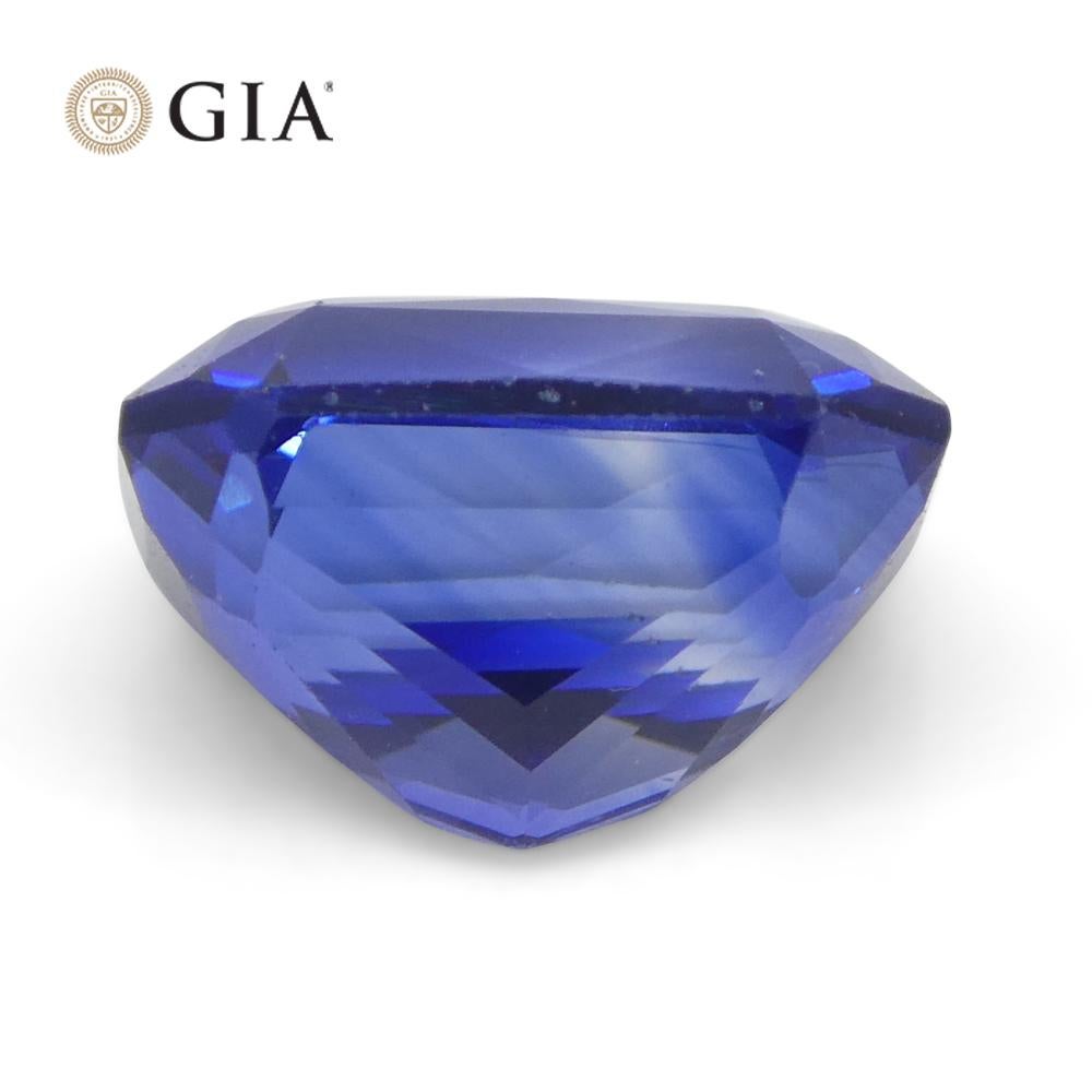 1.92ct Octagonal/Emerald Cut Blue Sapphire GIA Certified Sri Lanka   For Sale 4