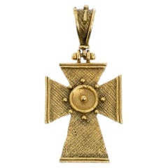 19.2K Gold Cross