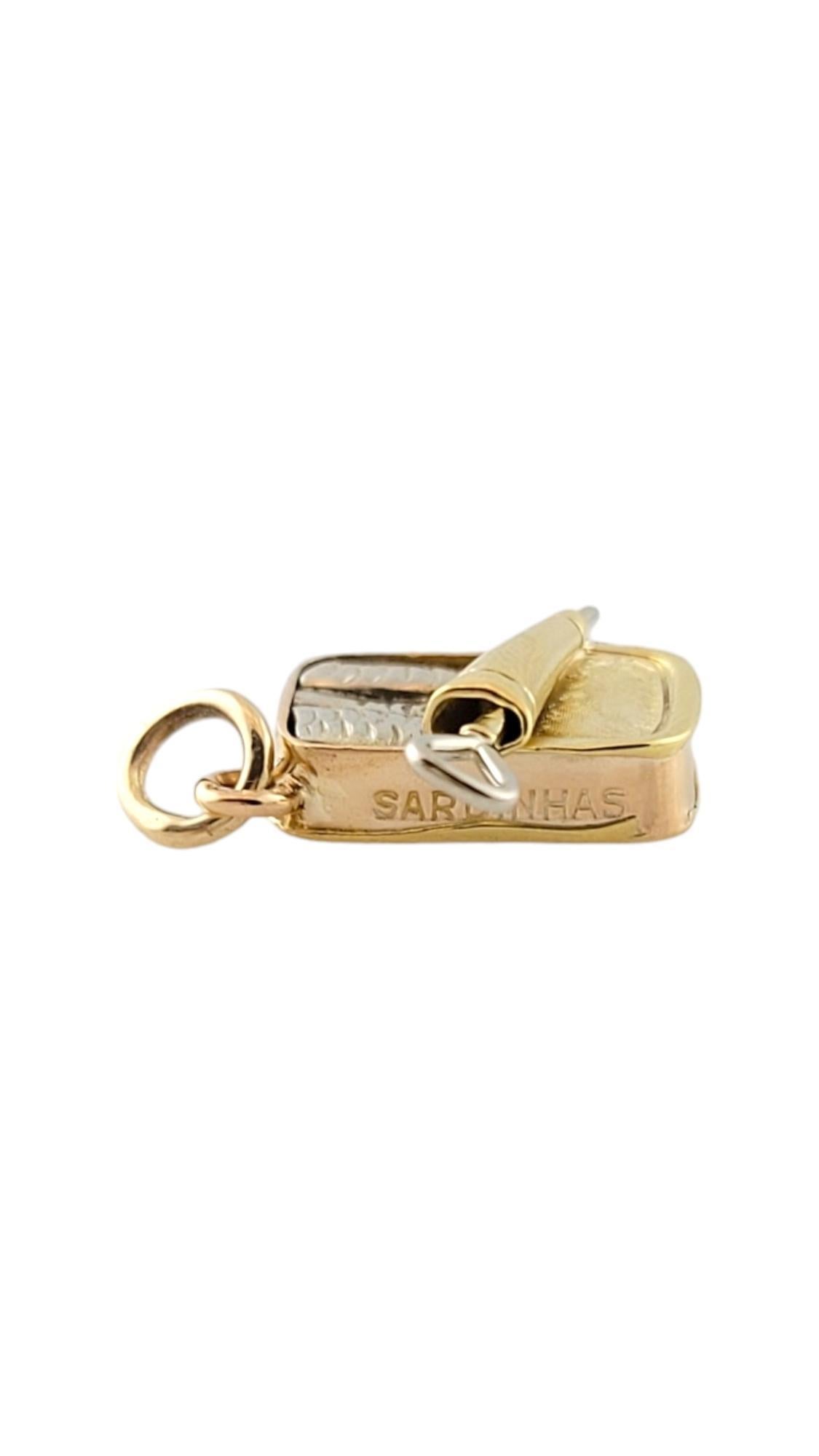 19.2 Karat Gelbgold Sardine Box Charm #16307 Damen